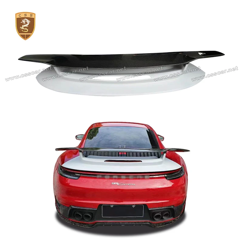Half Carbon Fiber Rear Tail Spoiler Wing Trunk Lip For Porsche 911 992 SD Style Wide Spolier Wing Guard Moulding Body Kit
Half Carbon Fiber Rear Tail Spoiler Wing Trunk Lip For Porsche 911 992 SD Style Wide Spolier Wing Guard Moulding Body Kit