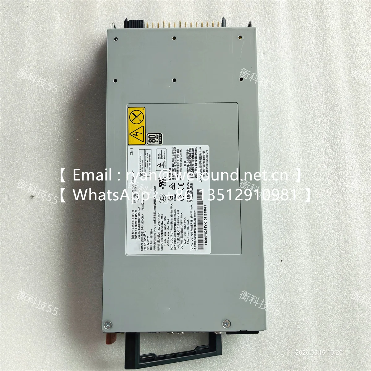 FLEX 2500W DPS-2500CB A 94Y8276 69Y5890 39Y5850
FLEX 2500W DPS-2500CB A 94Y8276 69Y5890 39Y5850