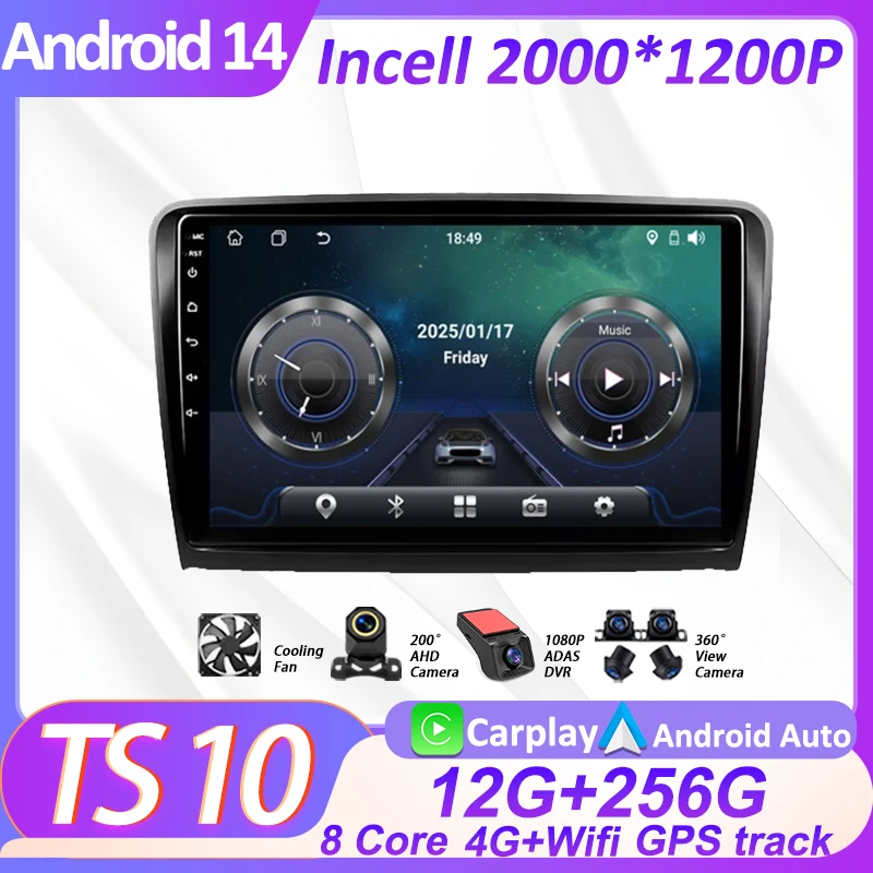 Car Radio For Skoda Superb 2 B6 2008 - 2015 Multimedia Video Player Touch Screen Intelligent System Wireless Android Auto 8 Core
Car Radio For Skoda Superb 2 B6 2008 - 2015 Multimedia Video Player Touch Screen Intelligent System Wireless Android Auto 8 Core