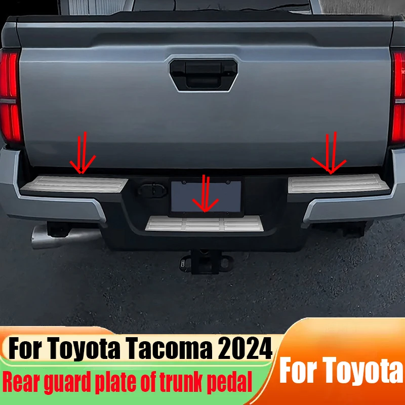Для Toyota Tacoma 2024, задняя защитная пластина педали багажника, аксессуары для наружного украшения автомобиля, материал из нержавеющей стали
Для Toyota Tacoma 2024, задняя защитная пластина педали багажника, аксессуары для наружного украшения автомобиля, материал из нержавеющей стали
