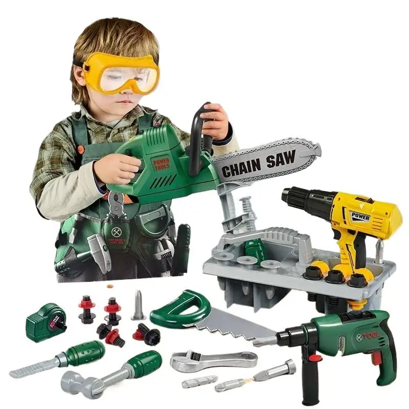 1 Set Toddler Electric Drill Screw Kits Kids Toy Simulation Electric Drill Kit With Real Sounds And Action Construction Tools
1 Set Toddler Electric Drill Screw Kits Kids Toy Simulation Electric Drill Kit With Real Sounds And Action Construction Tools