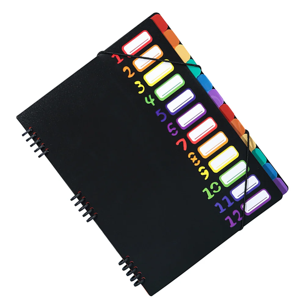 12-Layer A4 File Folder Organizer Spiral Bound Color-Coded Tabs For School Office Home Expanding Document Holder Filing
12-Layer A4 File Folder Organizer Spiral Bound Color-Coded Tabs For School Office Home Expanding Document Holder Filing