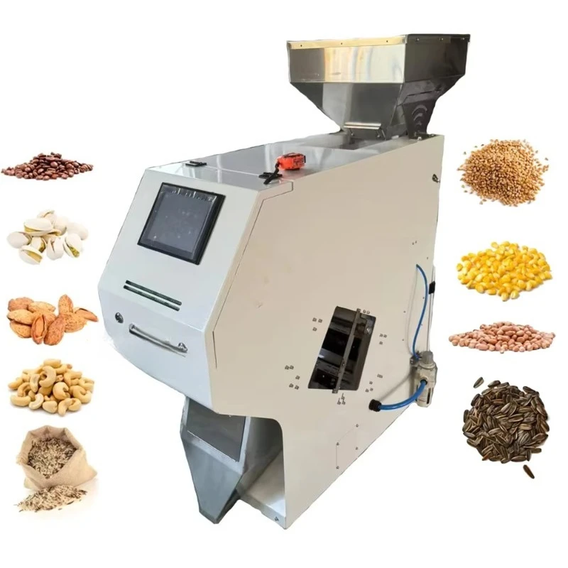 500-1500kg/h 500 Kh/h Quinoa Coffee Beans Rice Grain Color Sorting Color Sorter Dry Vegetable Clean Sorting Machine
500-1500kg/h 500 Kh/h Quinoa Coffee Beans Rice Grain Color Sorting Color Sorter Dry Vegetable Clean Sorting Machine