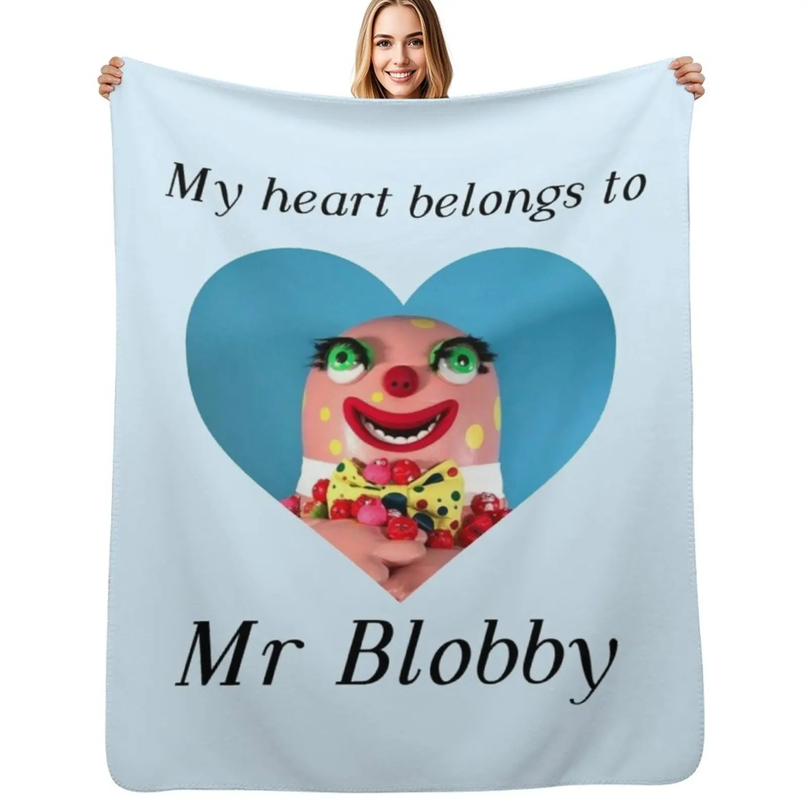 My heart belongs to Mr Blobby Throw Blanket Year Round Soft Comfortable Blanket for Home
My heart belongs to Mr Blobby Throw Blanket Year Round Soft Comfortable Blanket for Home
