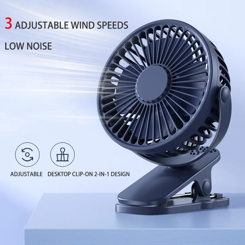 Rechargeable Portable Fan Three Speed Adjustable Wind Clip Fan New Strong wind Low noise USB Mini fan- Send With Battery
Rechargeable Portable Fan Three Speed Adjustable Wind Clip Fan New Strong wind Low noise USB Mini fan- Send With Battery
