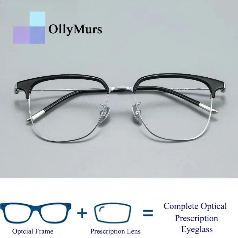 Glasses Pure Titanium High end Leisure Business Ultra Light Comfort Glasses Prescription eyewear Myopia Progressive
Glasses Pure Titanium High end Leisure Business Ultra Light Comfort Glasses Prescription eyewear Myopia Progressive