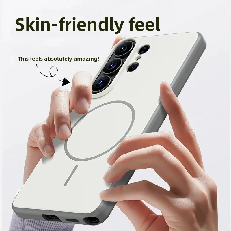 For Samsung Galaxy S26 S25 S24 Ultra Magnetic Case ELVEV Quality Hard PC + Soft TPU Anti-fingerprint Phone Cover
For Samsung Galaxy S26 S25 S24 Ultra Magnetic Case ELVEV Quality Hard PC + Soft TPU Anti-fingerprint Phone Cover