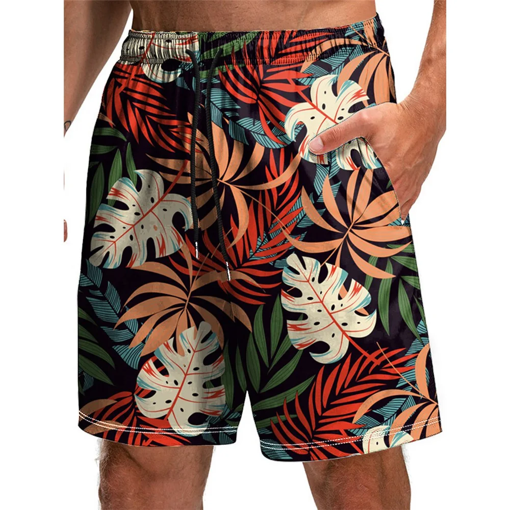 HXFashion Men's Shorts Hawaiian Tropical Plant Leaves 3D Printed Board Shorts Polyester Casual Pockets Pants Sportswear
HXFashion Men's Shorts Hawaiian Tropical Plant Leaves 3D Printed Board Shorts Polyester Casual Pockets Pants Sportswear