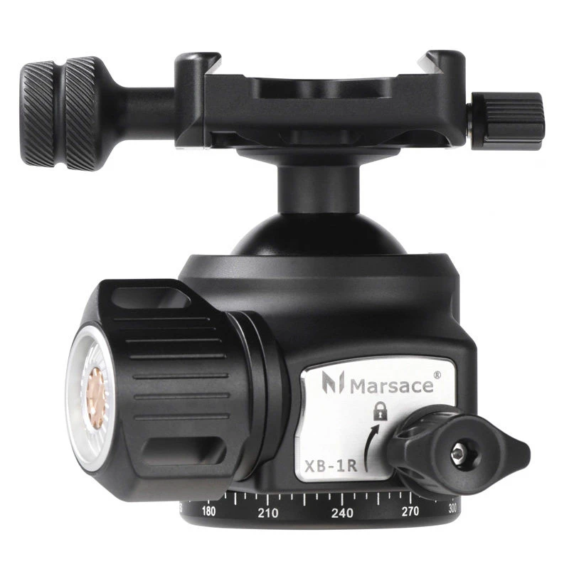 Marsace Panoramic Ball Head 360° Rotation, Include Quick-Release Plate Xb-1r Tripod Head Spindle-Shaped Locking Camera Accessory
Marsace Panoramic Ball Head 360° Rotation, Include Quick-Release Plate Xb-1r Tripod Head Spindle-Shaped Locking Camera Accessory