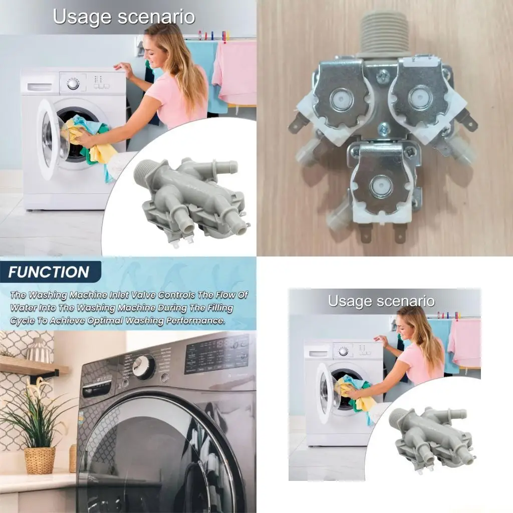 D0AB Water Saving Valves Household Appliance Component Automatic Washer Inlet Valves Ensures Water Supplies for Washer
D0AB Water Saving Valves Household Appliance Component Automatic Washer Inlet Valves Ensures Water Supplies for Washer