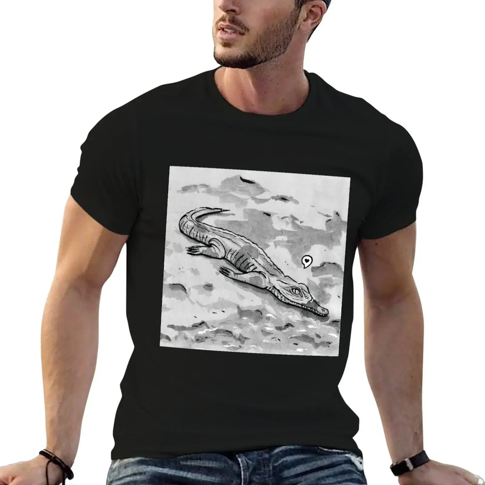 Muddy Caiman love T-Shirt blanks tees anime tshirt vintage black t shirts for men
Muddy Caiman love T-Shirt blanks tees anime tshirt vintage black t shirts for men