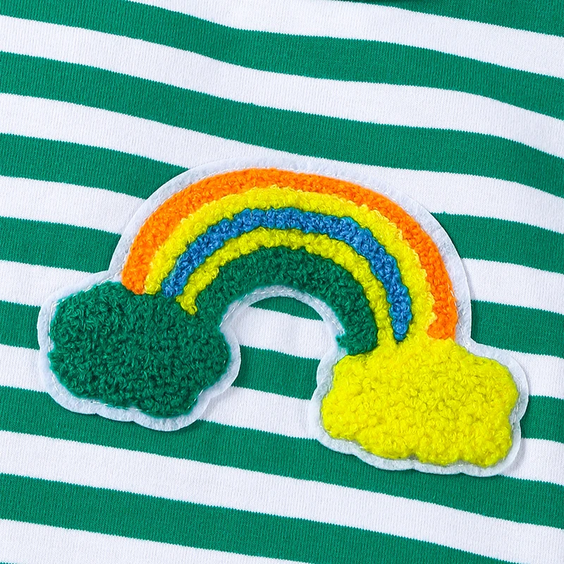 Newborn Baby Boys Girls Romper Casual Short Sleeve Rainbow Embroidery Jumpsuit Spring Summer Bodysuit
Newborn Baby Boys Girls Romper Casual Short Sleeve Rainbow Embroidery Jumpsuit Spring Summer Bodysuit