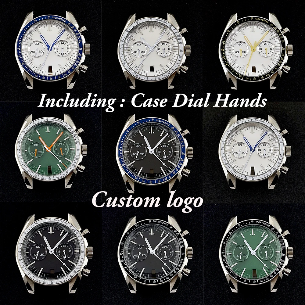 VK64 case men's watch custom logo case stainless steel case Alec glass suitable for VK64 movement watch accessories
VK64 case men's watch custom logo case stainless steel case Alec glass suitable for VK64 movement watch accessories