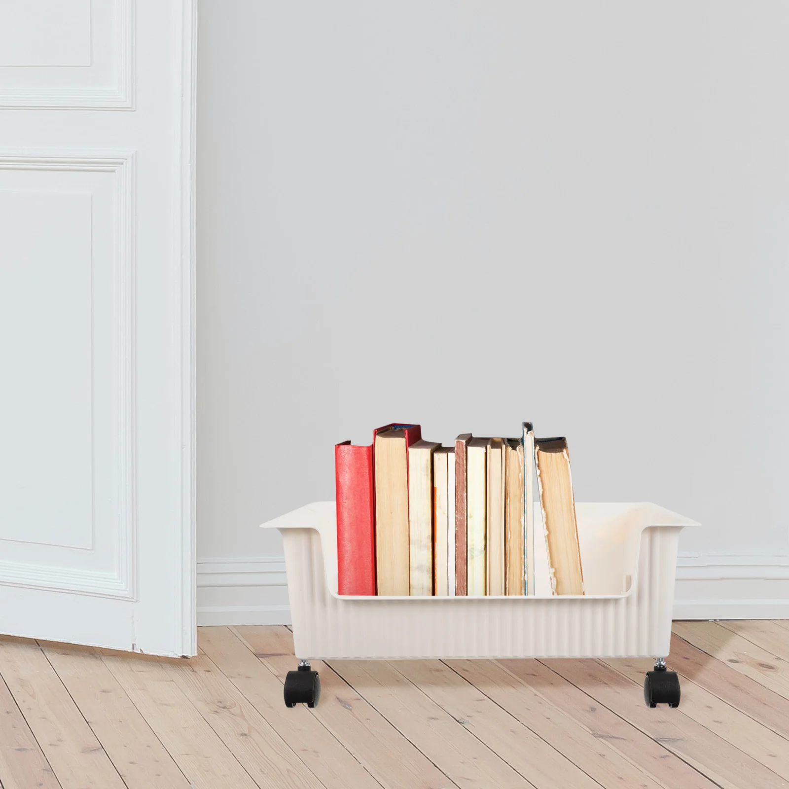 Bookcase with Wheels Plastic Storage Box Midsize Ivory White PP Material Large Capacity Classroom Organizer Toys HOLDER Storage
Bookcase with Wheels Plastic Storage Box Midsize Ivory White PP Material Large Capacity Classroom Organizer Toys HOLDER Storage