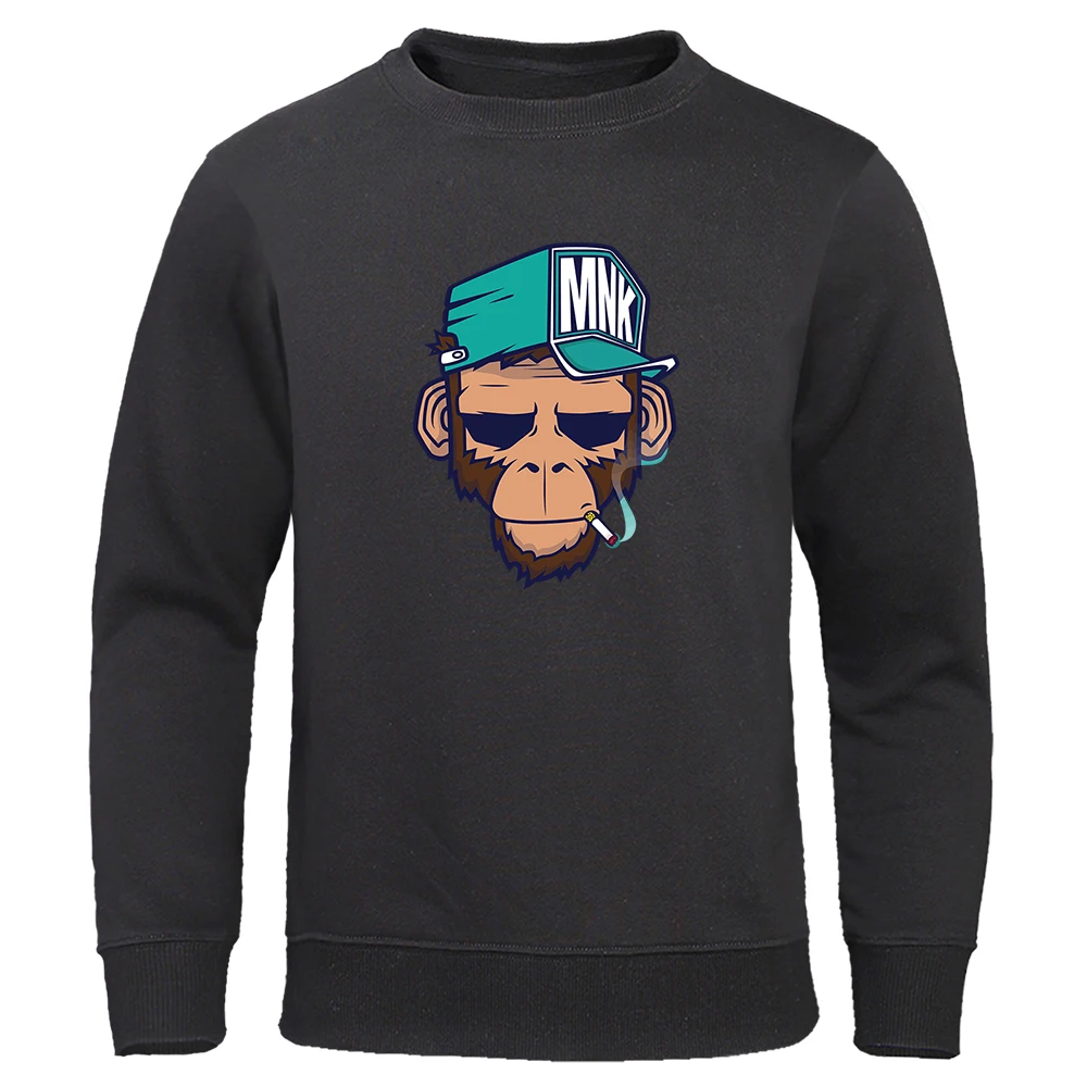 European American Style Smoking Monkey Sweatshirt For Men Fashion Casual Sportswear Personality Street O-Neck Hoodies Men's
European American Style Smoking Monkey Sweatshirt For Men Fashion Casual Sportswear Personality Street O-Neck Hoodies Men's