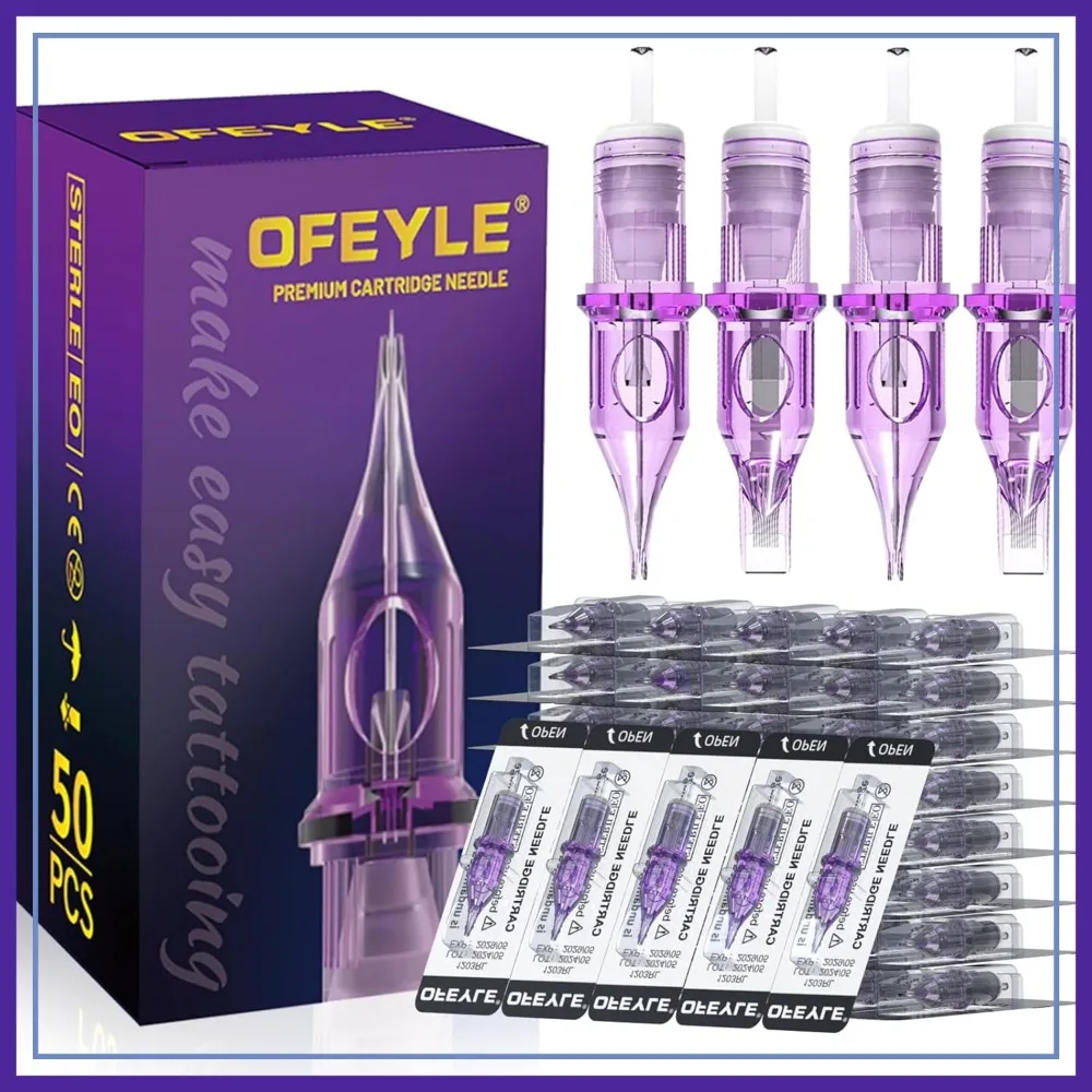 50PCS Tattoo Cartridge Needles Assorted Sizes 3RL 5RL 7RL 9RL 5RS 7RS 9RS 9RM 11RM 7M1 Disposable for Rotary Machine
50PCS Tattoo Cartridge Needles Assorted Sizes 3RL 5RL 7RL 9RL 5RS 7RS 9RS 9RM 11RM 7M1 Disposable for Rotary Machine