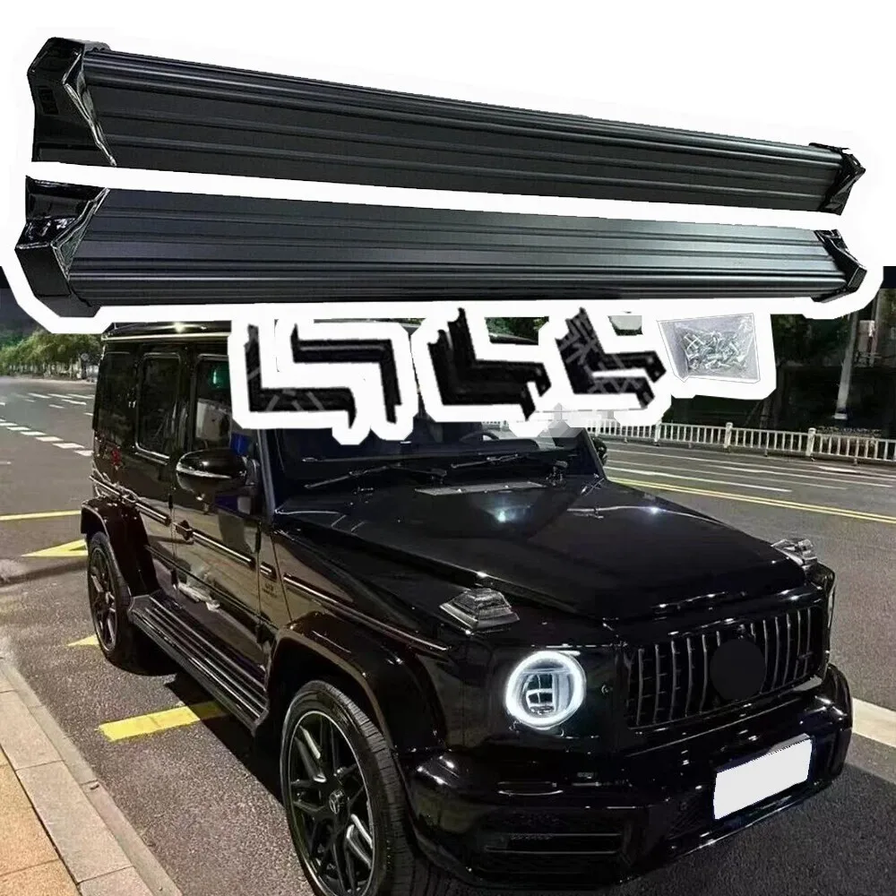 2pcs Side Step Running Boards fit for Mercedes Benz W463 G-Class G63 2001-2018 Aluminium NerfBar Accessories (with Brackets)
2pcs Side Step Running Boards fit for Mercedes Benz W463 G-Class G63 2001-2018 Aluminium NerfBar Accessories (with Brackets)