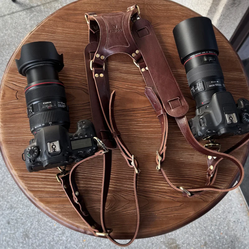 Professional Camera Harness Adjustable Genuine Leather DSLR Camera Strap Comfortable Durable Camera Shoulder Strap Photographers
Professional Camera Harness Adjustable Genuine Leather DSLR Camera Strap Comfortable Durable Camera Shoulder Strap Photographers
