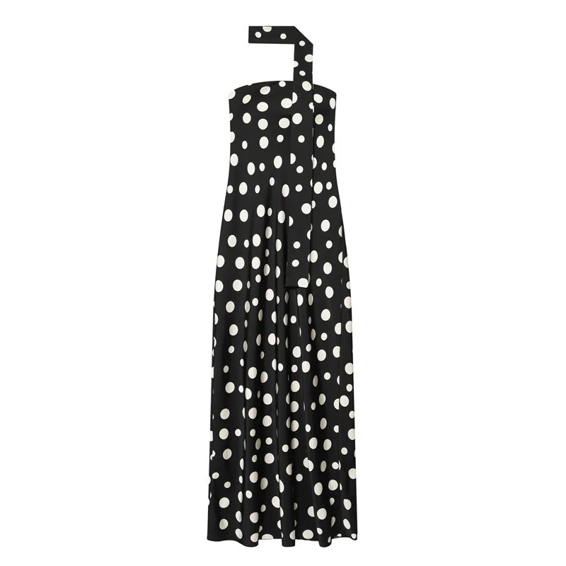 Withered 2026 New Fashionable And Stylish Women's Retro Polka Dot Hanging Neck Collar Dress Party Dresses Vestidos Women's Dress
Withered 2026 New Fashionable And Stylish Women's Retro Polka Dot Hanging Neck Collar Dress Party Dresses Vestidos Women's Dress