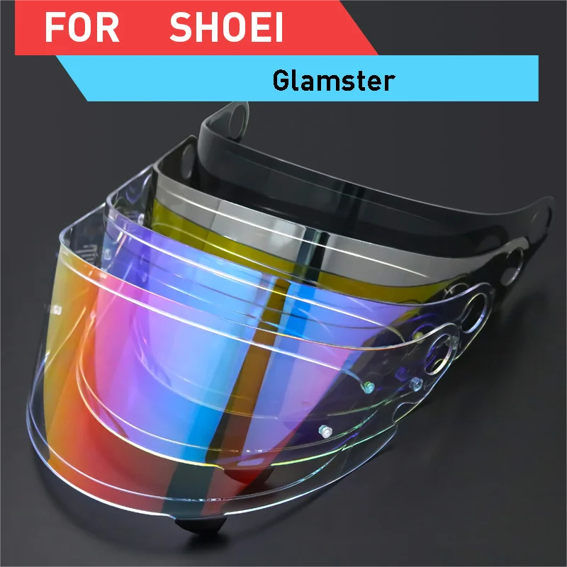 Helmet Visor for SHOEI Glamster Full Face Motorcycle Lens Uv Protection Waterproof Shield Capacete
Helmet Visor for SHOEI Glamster Full Face Motorcycle Lens Uv Protection Waterproof Shield Capacete