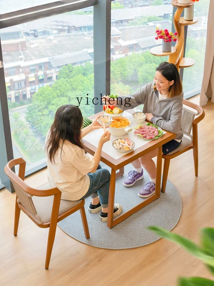 TQH6.4 rock slab dining table household living room light luxury simple modern induction cooker small table and chairs
TQH6.4 rock slab dining table household living room light luxury simple modern induction cooker small table and chairs