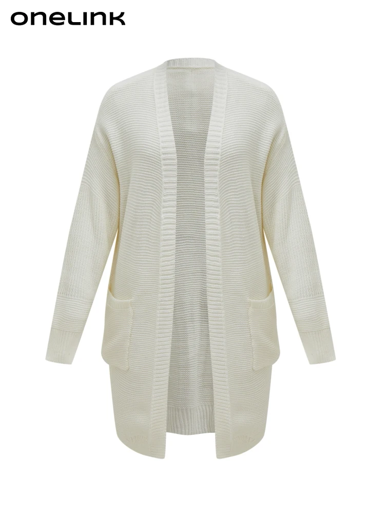 ONELINK Plus Size Solid White 2022 Autumn Winter Long Open Cardigan Sweater Pocket Jacket For Women Oversize Outerwear Clothing
ONELINK Plus Size Solid White 2022 Autumn Winter Long Open Cardigan Sweater Pocket Jacket For Women Oversize Outerwear Clothing