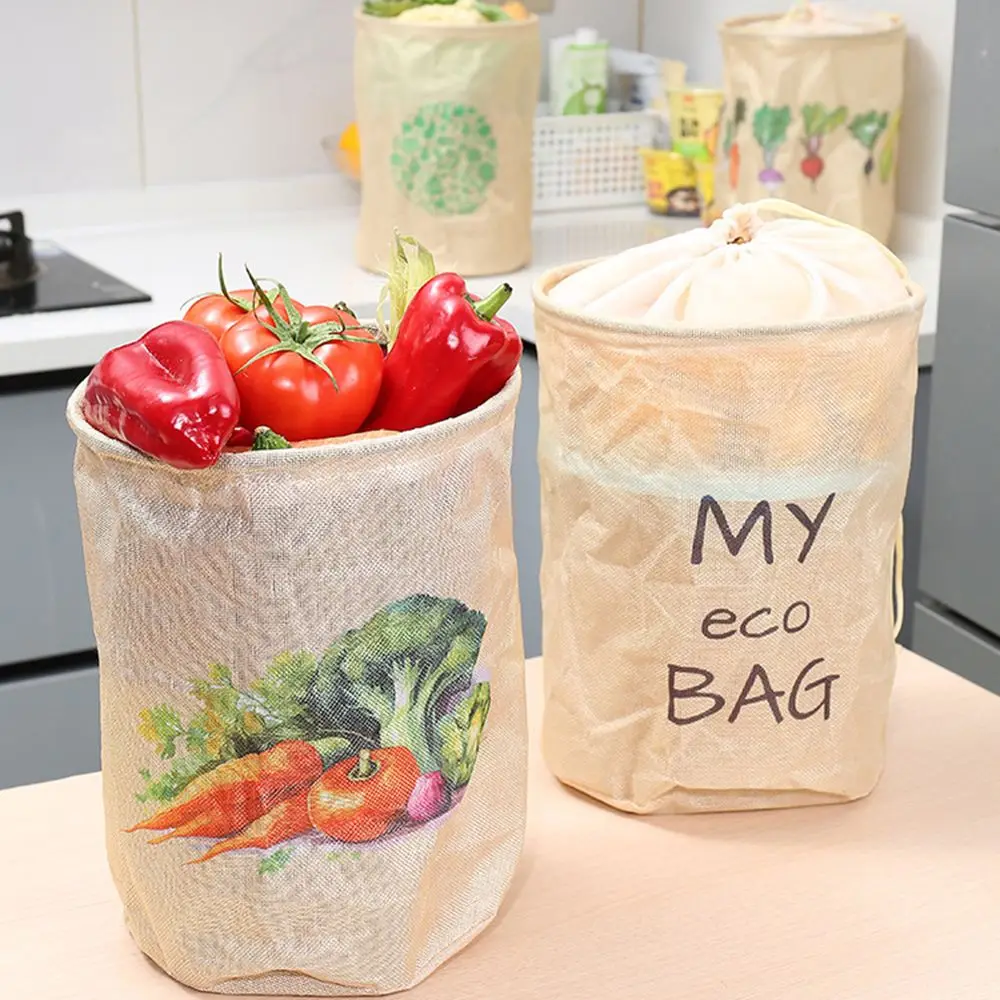 2Pcs Washable Fruit Storage Bag Foldable Recyclable Imitation linen Storage Bag Wear-resistant Kitchen Drawstring Bag Home Decor
2Pcs Washable Fruit Storage Bag Foldable Recyclable Imitation linen Storage Bag Wear-resistant Kitchen Drawstring Bag Home Decor