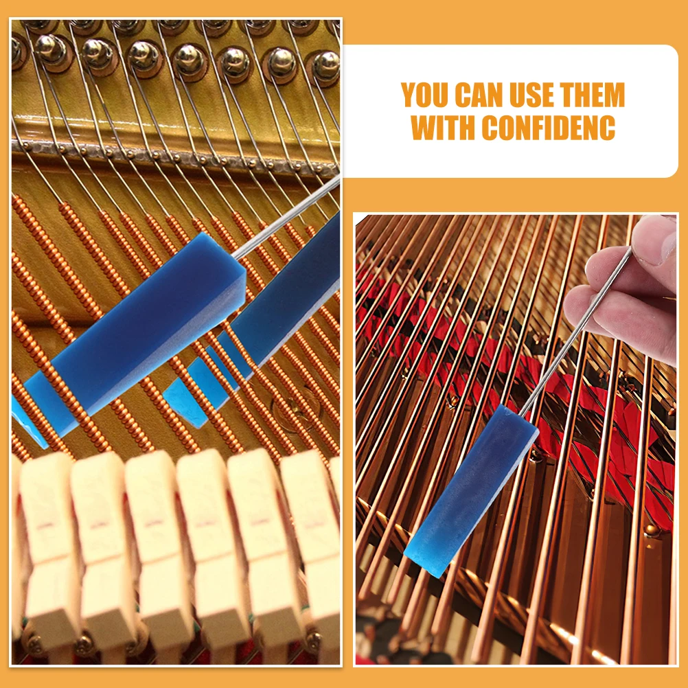 6pcs Mute Kit Rubber Mutes Piano Repair Tools Tuning Tool Set Durable Metal Piano Accessories Damper Blocks Handle Damper Sticks
6pcs Mute Kit Rubber Mutes Piano Repair Tools Tuning Tool Set Durable Metal Piano Accessories Damper Blocks Handle Damper Sticks
