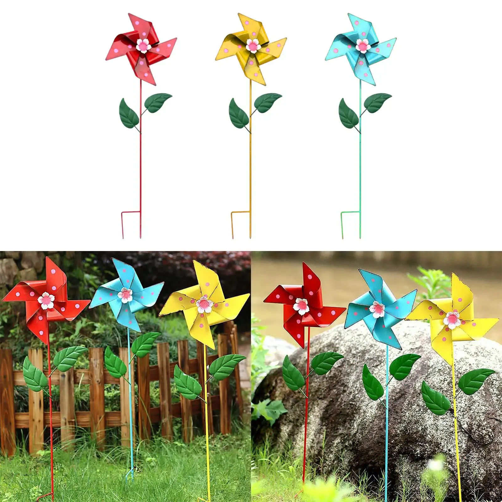 Wind Spinner Outdoor with Metal Stake Iron Creative Pastoral Metal Windmill Wind Sculpture for Gift Balcony Lawn Ornament
Wind Spinner Outdoor with Metal Stake Iron Creative Pastoral Metal Windmill Wind Sculpture for Gift Balcony Lawn Ornament