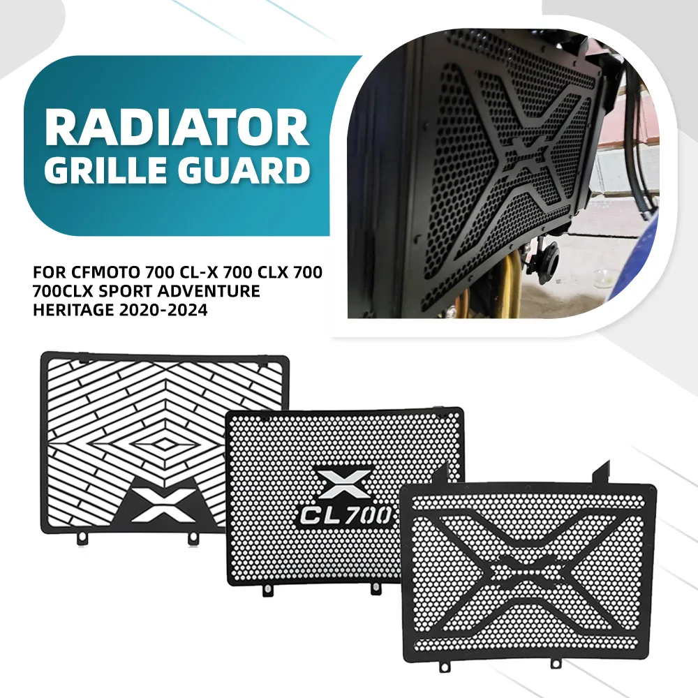 CLX700 Radiator Grille Guard Cover For CFMOTO 700 CL-X 700 CLX 700 700CLX SPORT ADVENTURE HERITAGE 2020 2021 2022 2023 2024
CLX700 Radiator Grille Guard Cover For CFMOTO 700 CL-X 700 CLX 700 700CLX SPORT ADVENTURE HERITAGE 2020 2021 2022 2023 2024