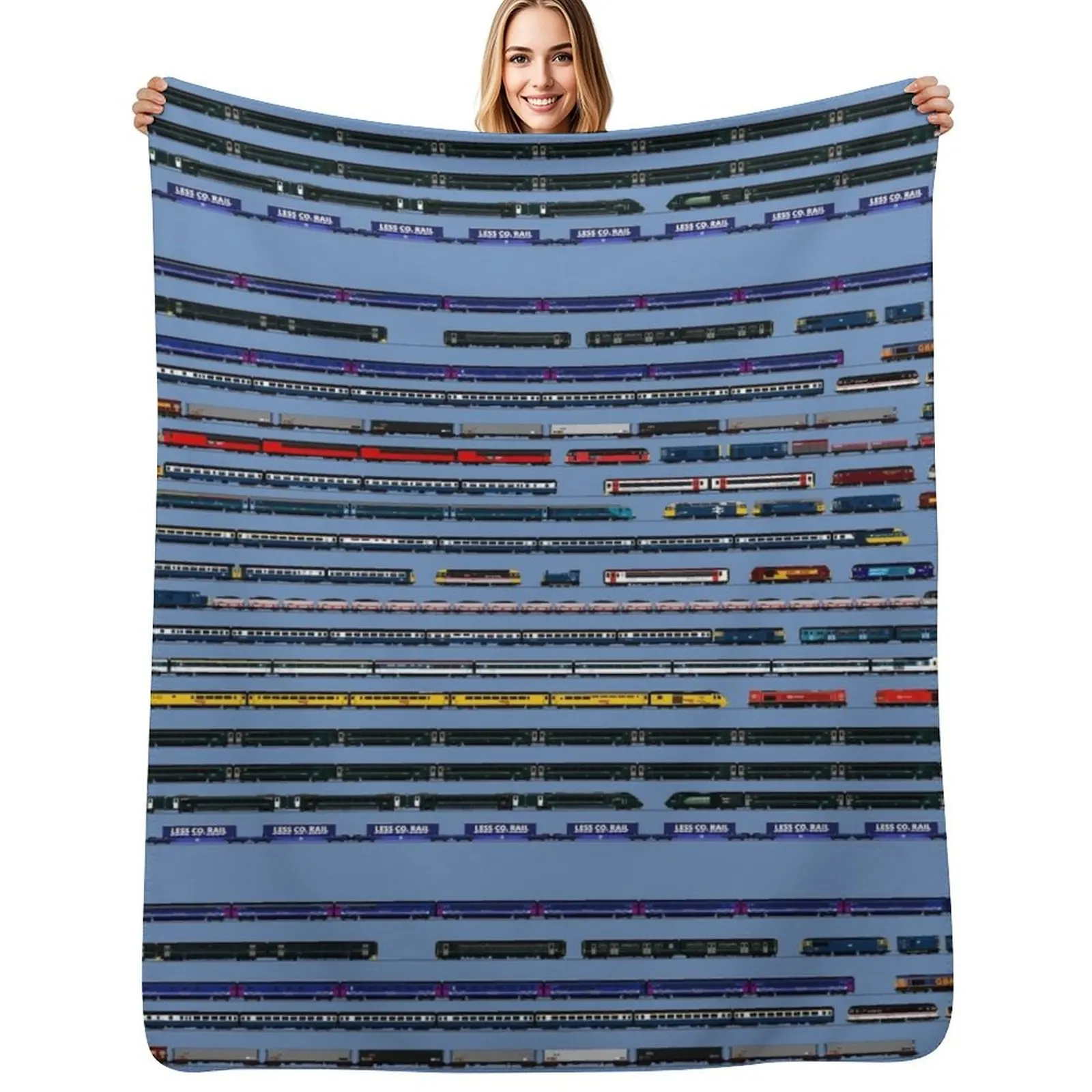 locomotives Throw Blanket All Season Lightweight Soft Blanket for Bed
locomotives Throw Blanket All Season Lightweight Soft Blanket for Bed
