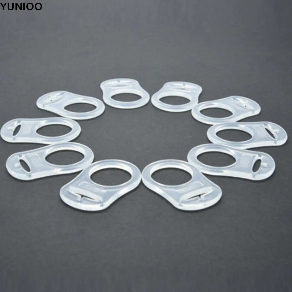 White Clear 10 Pcs Holder Ring Transparent Silicone Adapter Pacifier Clip Pacifier Clip Adapter Dummy
White Clear 10 Pcs Holder Ring Transparent Silicone Adapter Pacifier Clip Pacifier Clip Adapter Dummy