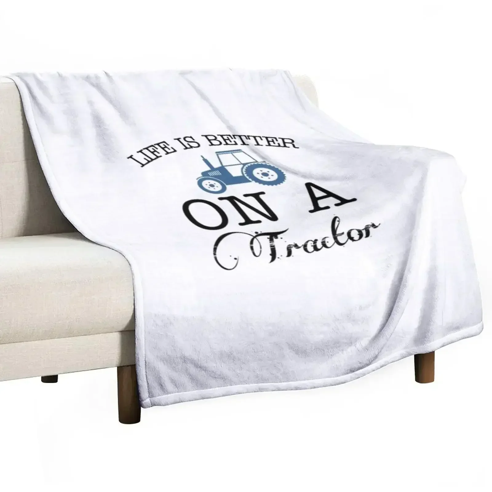life is better on a tractor Throw Blanket Anti Shedding Soft Fuzzy Blanket for Home
life is better on a tractor Throw Blanket Anti Shedding Soft Fuzzy Blanket for Home