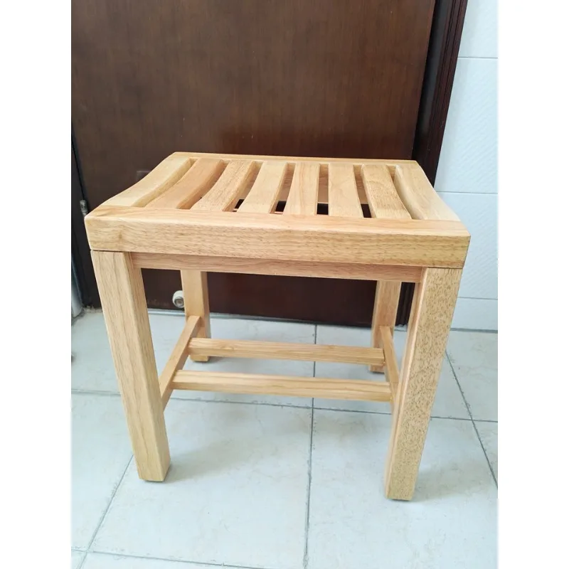 Solid Wood Bath Stool Non-Slip Shower Bench for Elderly Waterproof Stool Shoe Changing Bench Anti-Corrosion Durable
Solid Wood Bath Stool Non-Slip Shower Bench for Elderly Waterproof Stool Shoe Changing Bench Anti-Corrosion Durable
