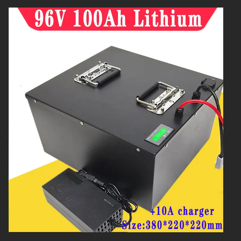 lithium ion Rechargeable battery waterproof 96v 100Ah li ion for Excavatorvehicle RV AGV Forklift boat inverter + 10A Charger
lithium ion Rechargeable battery waterproof 96v 100Ah li ion for Excavatorvehicle RV AGV Forklift boat inverter + 10A Charger