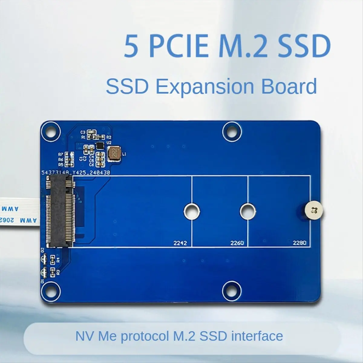 A10I PCIe to M.2 NVMe SSD Adapter Board for Pi5 5 Supports 2242/2260/2280 NVME M2 SSD
A10I PCIe to M.2 NVMe SSD Adapter Board for Pi5 5 Supports 2242/2260/2280 NVME M2 SSD