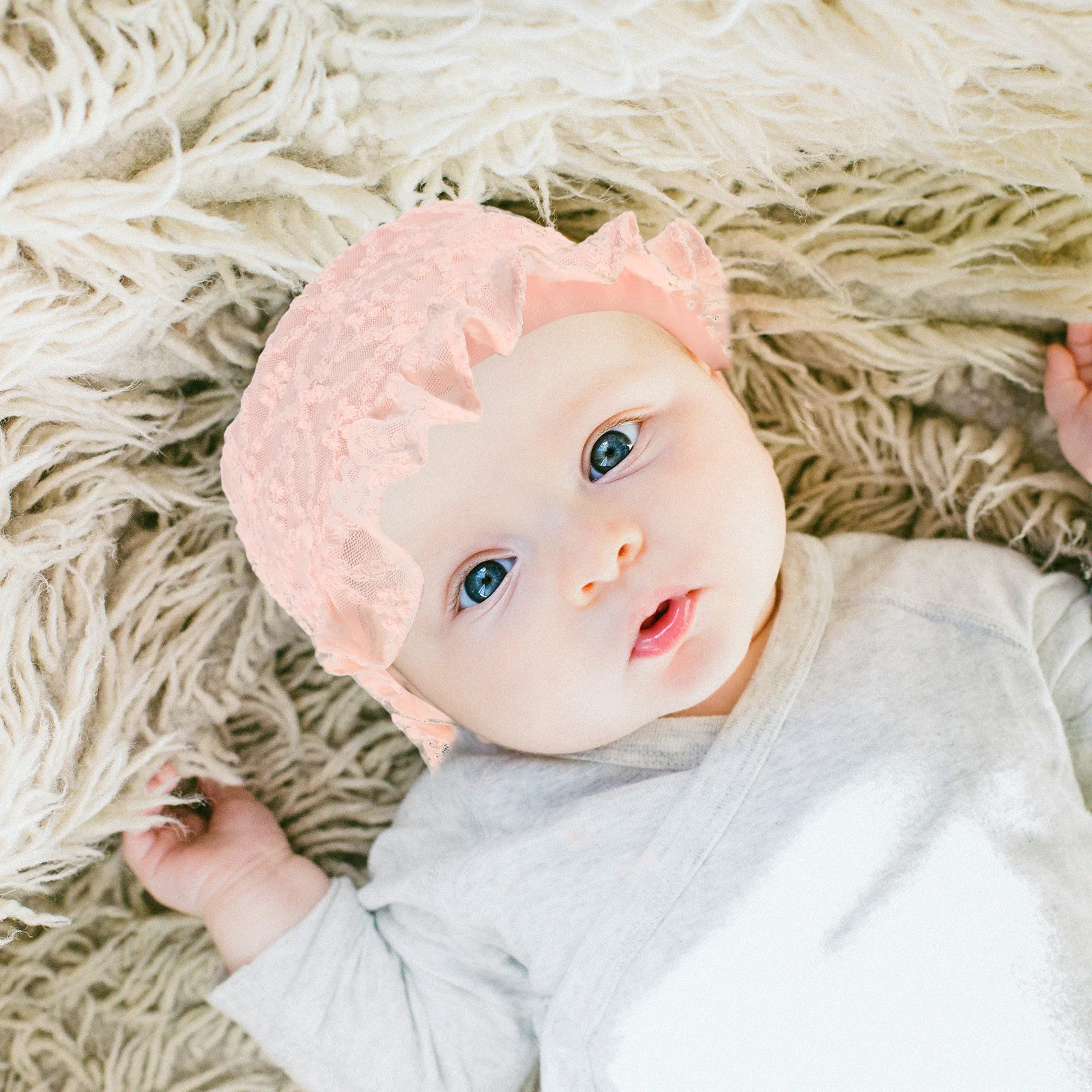 Baby Topper Baptism Bonnet for Infant Newborn Christening Lace Bonnets Girls Hat
Baby Topper Baptism Bonnet for Infant Newborn Christening Lace Bonnets Girls Hat
