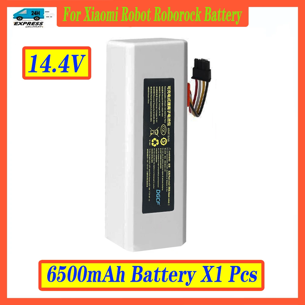 For Xiaomi Robot Battery 6500mAh 1C P1904-4S1P-MM Mijia Mi Vacuum Cleaner Sweeping Mopping Robot Replacement Battery
For Xiaomi Robot Battery 6500mAh 1C P1904-4S1P-MM Mijia Mi Vacuum Cleaner Sweeping Mopping Robot Replacement Battery