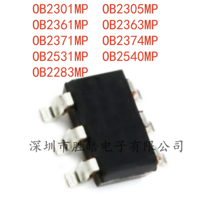 (10PCS)OB2301MP / OB2305MP / OB2361MP / OB2363MP / OB2371MP /OB2374MP /OB2531MP /OB2540MP /OB2283MP SOT23-6 Integrated Circuit
(10PCS)OB2301MP / OB2305MP / OB2361MP / OB2363MP / OB2371MP /OB2374MP /OB2531MP /OB2540MP /OB2283MP SOT23-6 Integrated Circuit