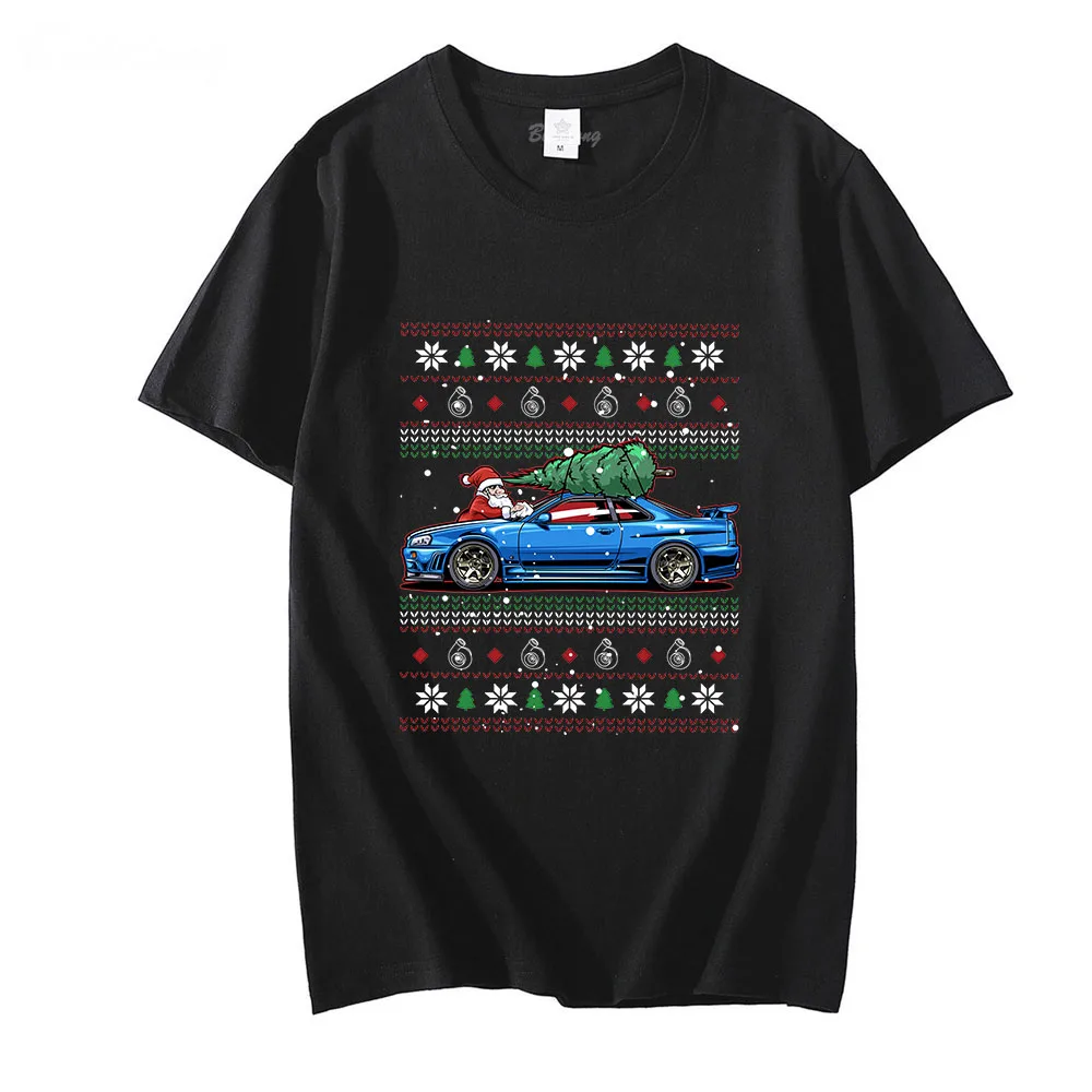 Christmas High Quality T-shirts For Men And Women Four Seasons Casual Short Sleeve Clothing Loose And Breathable Fashion Tops
Christmas High Quality T-shirts For Men And Women Four Seasons Casual Short Sleeve Clothing Loose And Breathable Fashion Tops