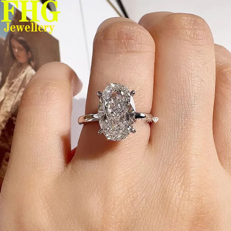 1 2 3 4 5 6 Carat Real Solid Au585 14K Rose Gold Ring Oval shape Moissanite DiamondWomen Engagement Anniversary Wedding Ring
1 2 3 4 5 6 Carat Real Solid Au585 14K Rose Gold Ring Oval shape Moissanite DiamondWomen Engagement Anniversary Wedding Ring