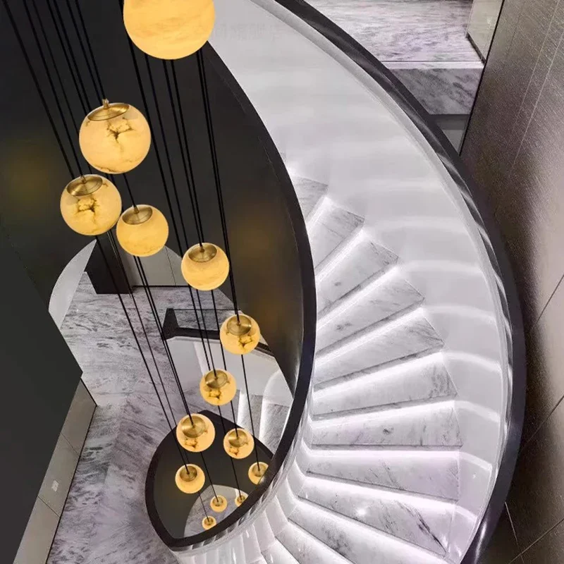 Modern home decor led lights pendant light lamps forstaircase Chandeliers for living room hanging light indoor lighting
Modern home decor led lights pendant light lamps forstaircase Chandeliers for living room hanging light indoor lighting