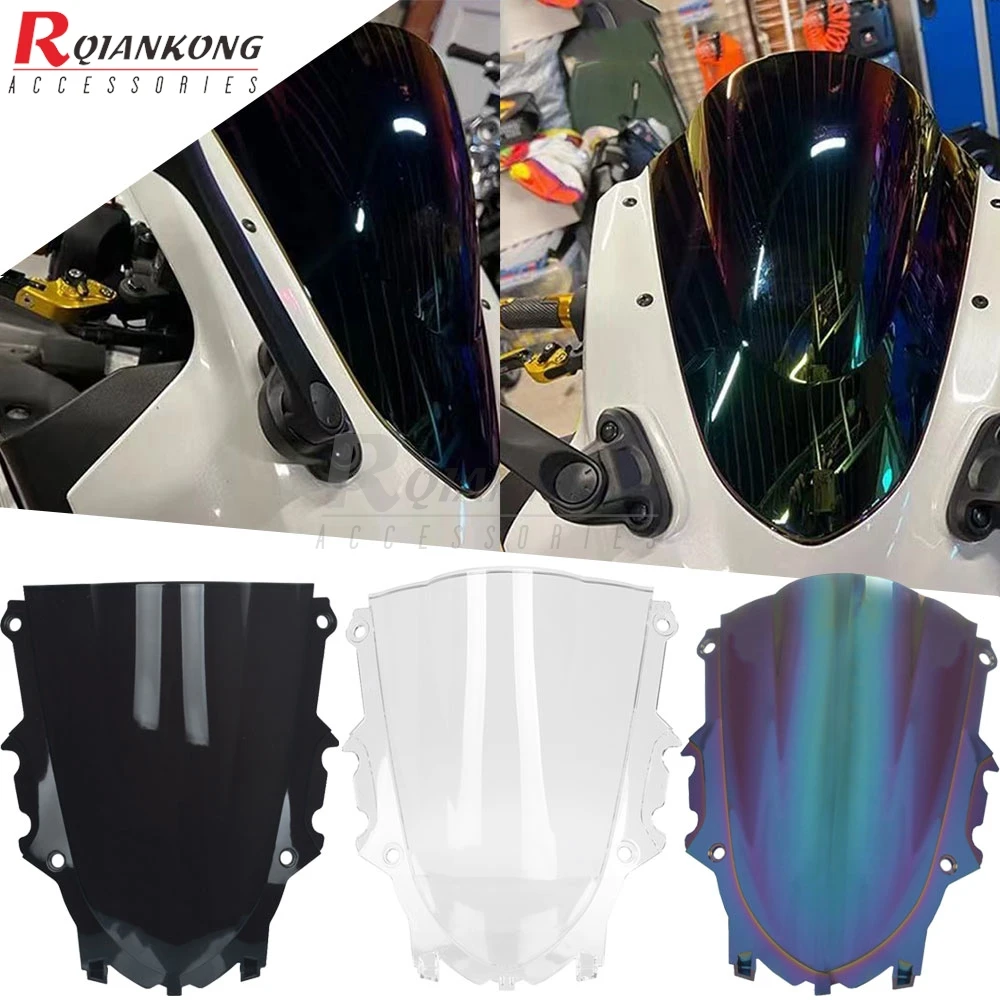 Motorcycle Windshield Windscreen For Yamaha YZF R3 R25 YZF-R3 YZF-R25 2019 2020 2021 2022 2023 2024 Double Bubble Wind Deflector
Motorcycle Windshield Windscreen For Yamaha YZF R3 R25 YZF-R3 YZF-R25 2019 2020 2021 2022 2023 2024 Double Bubble Wind Deflector
