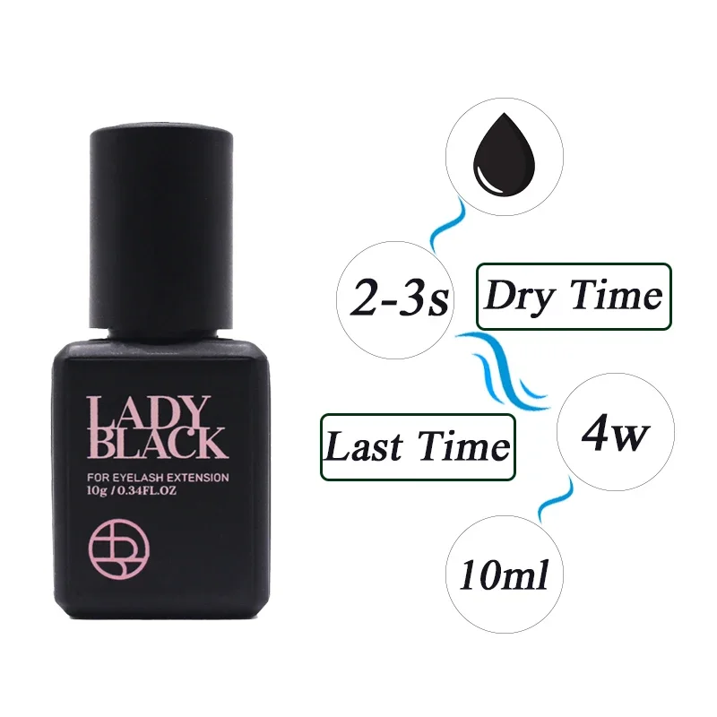 Клей для наращивания ресниц Korea Lady Black, 5/10 мл, быстросохнущий, суперпрочный, с минимальным раздражением, профессиональный клей для макияжа
Клей для наращивания ресниц Korea Lady Black, 5/10 мл, быстросохнущий, суперпрочный, с минимальным раздражением, профессиональный клей для макияжа