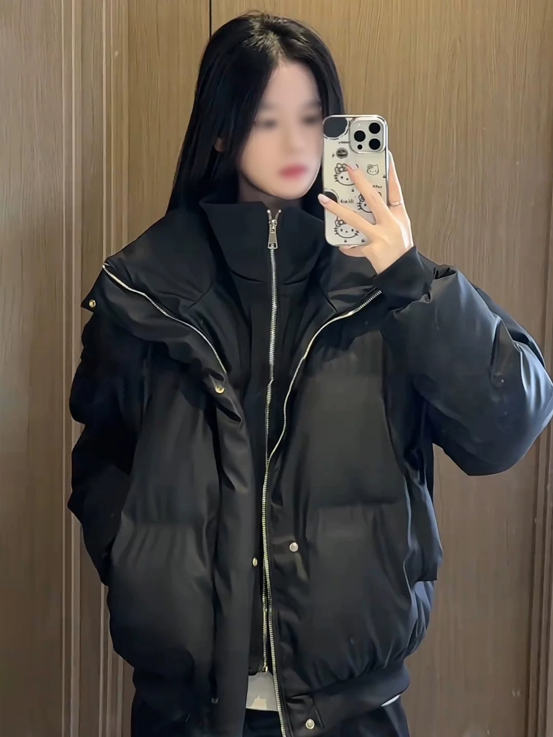 Black PU Leather Stand Collar down Jacket Couple Warm Cotton Outerwear Retro American Style for Men And Women Winter Coat
Black PU Leather Stand Collar down Jacket Couple Warm Cotton Outerwear Retro American Style for Men And Women Winter Coat