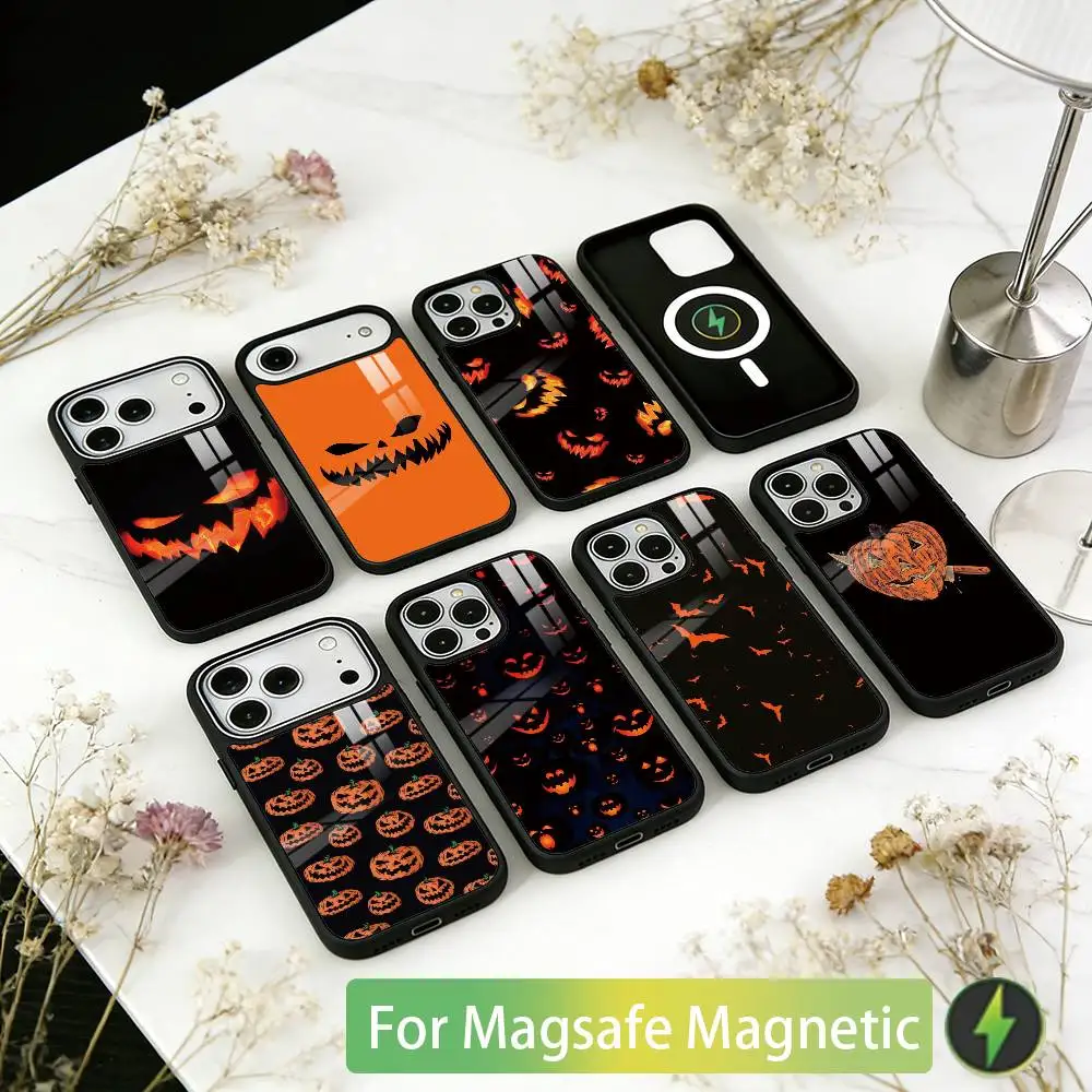 Halloween Pumpkin Head Phone Case For iPhone17,16,15,14,13,12,11 Plus,Pro Magnetic with Magsafe Wireless Charging
Halloween Pumpkin Head Phone Case For iPhone17,16,15,14,13,12,11 Plus,Pro Magnetic with Magsafe Wireless Charging