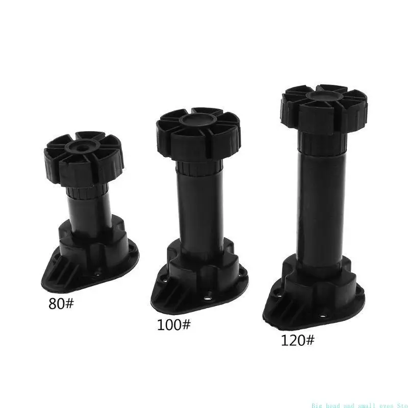 4pcs Adjustable Height Cupboard Foot Cabinet Leg For Kitchen Bathroom 80mm(to 100mm), 100mm(to 120mm), 120mm(to 150mm)
4pcs Adjustable Height Cupboard Foot Cabinet Leg For Kitchen Bathroom 80mm(to 100mm), 100mm(to 120mm), 120mm(to 150mm)