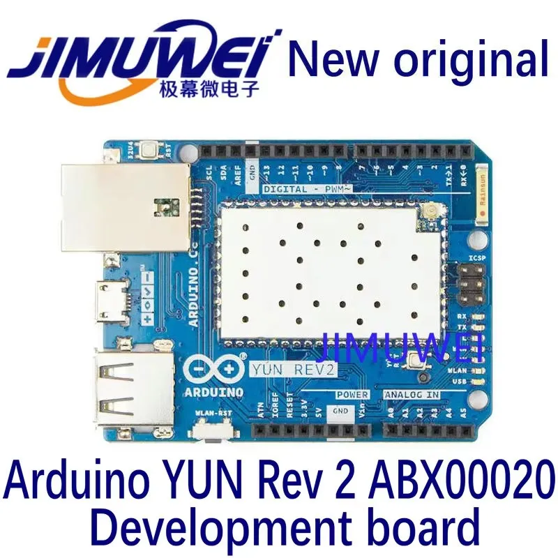 Arduino YUN Rev 2 ABX00020 A000008 AR9331 Linux ATmega32U4 IoT Development Board
Arduino YUN Rev 2 ABX00020 A000008 AR9331 Linux ATmega32U4 IoT Development Board