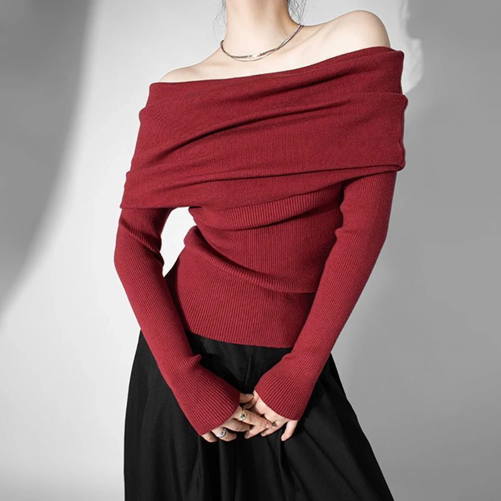 Club Home Womens Off Shoulder Sweater Casual Vacation And Club Outfit Elegant Knitted Top High Stretch GraceTop Long Sleeve
Club Home Womens Off Shoulder Sweater Casual Vacation And Club Outfit Elegant Knitted Top High Stretch GraceTop Long Sleeve