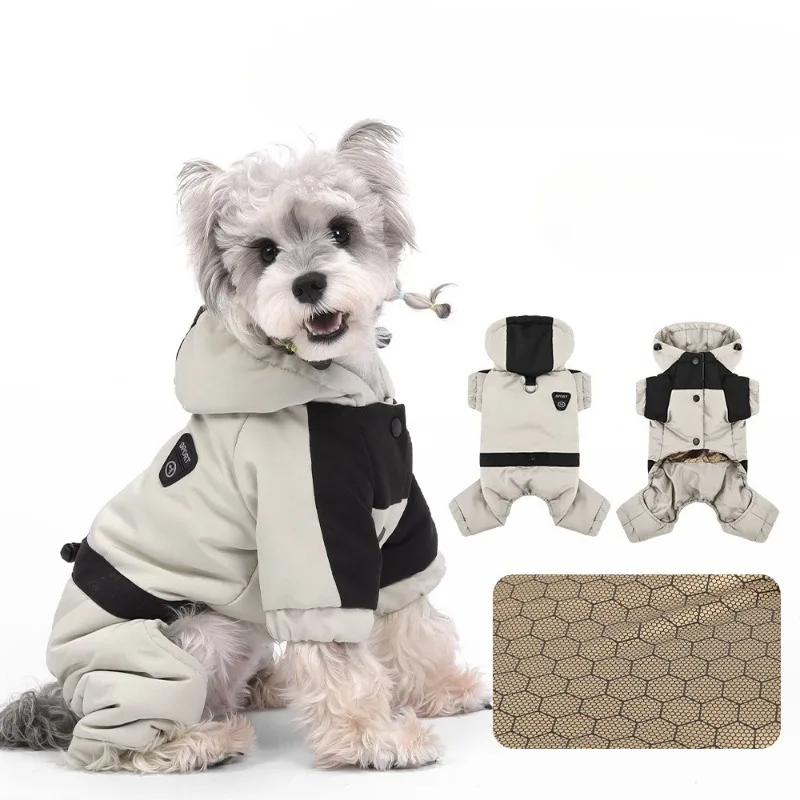 New Autumn and Winter Pet Dog Clothes: Outdoor Four-legged Cotton-padded Jacket for Puppies, Warm Cotton-padded Jacket with Hood
New Autumn and Winter Pet Dog Clothes: Outdoor Four-legged Cotton-padded Jacket for Puppies, Warm Cotton-padded Jacket with Hood